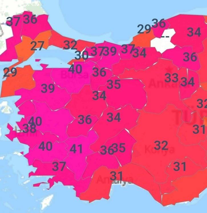 Konya bugün sıcaklıkta Antalya’yı geçti! Yeni tahminler de farksız 3